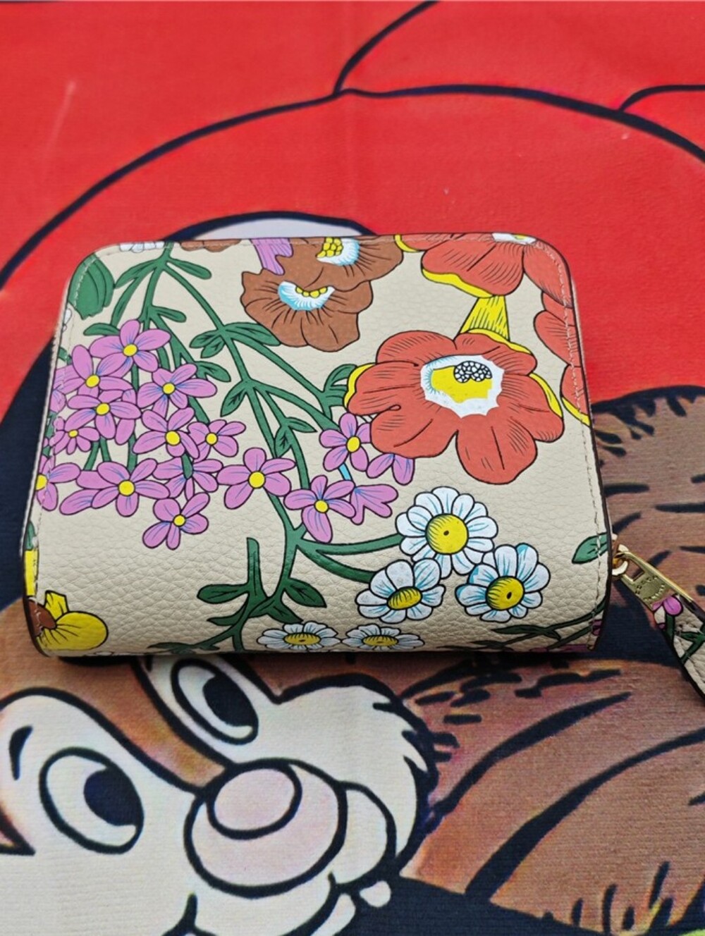 Coach Floral Zip Wallet - Picture 8 of 12